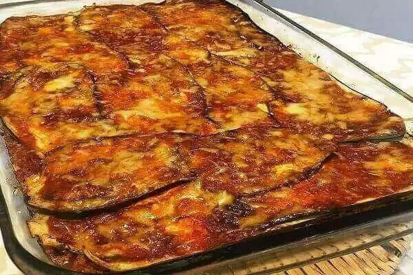 Receita de Lasanha de berinjela a bolonhesa