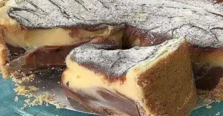 Torta trufada de leite ninho
