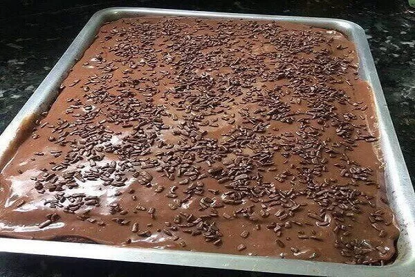 Bolo Nega maluca de Brigadeiro