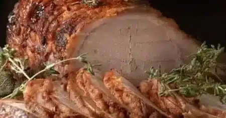 Lombo de porco no forno