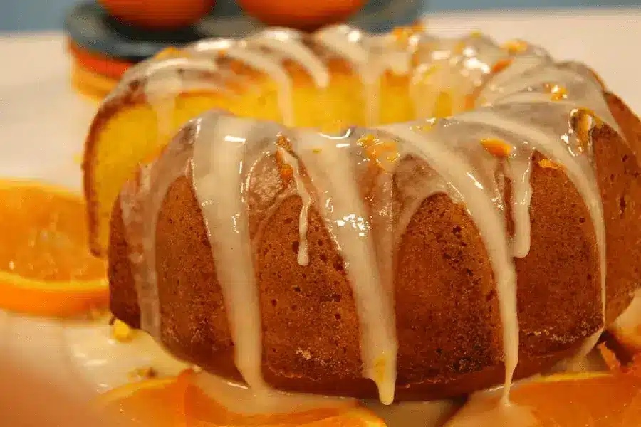 Bolo de laranja com casca