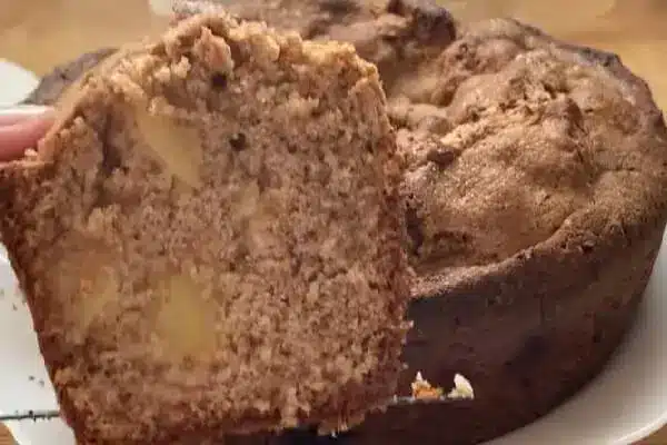 Receita de Bolo de maçã com casca