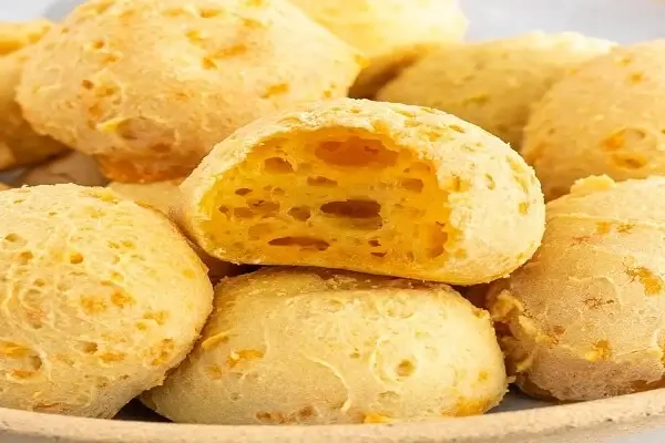 Receita de pão de queijo vegano