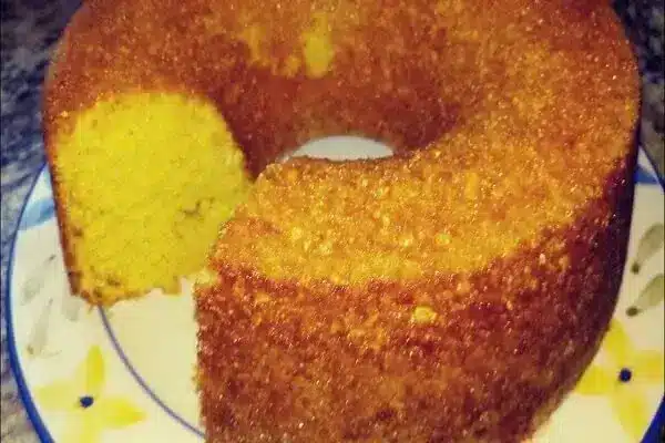 Receita de Bolo de milho com flocão