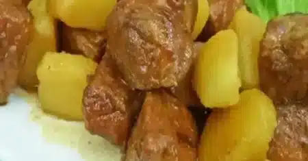 Receita de carne de porco com batatas