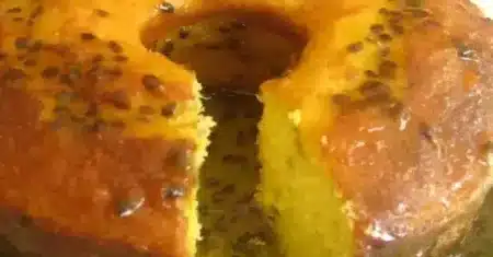 Receita de bolo de maracujá fofinho