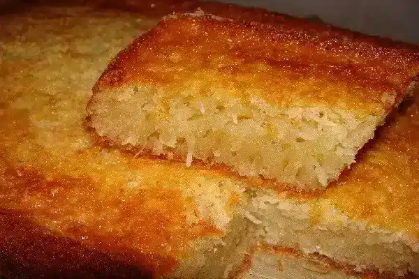 Bolo de mandioca de liquidificador