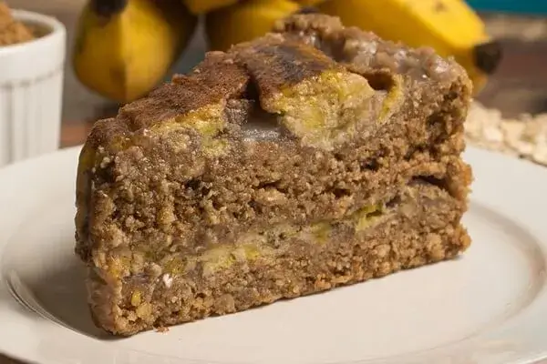 Receita de bolo de banana sem açúcar