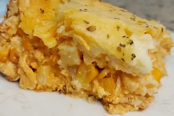 Receita de Torta de milho com frango