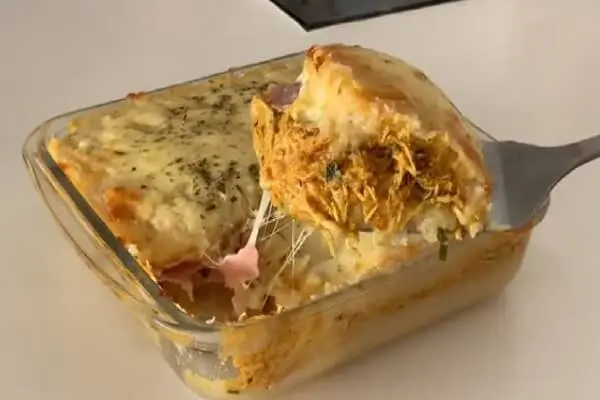 Torta de batata na travessa