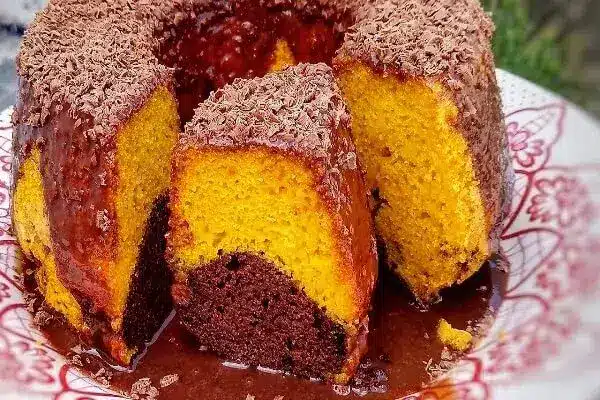 Bolo de cenoura na airFryer