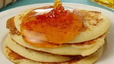 Panqueca doce fácil e macia para o café da manhã ou lanche 5 Panqueca doce Fácil e macia para o café da manhã ou lanche